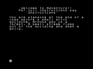 Sinclair ZX Spectrum version of Classic Adventure