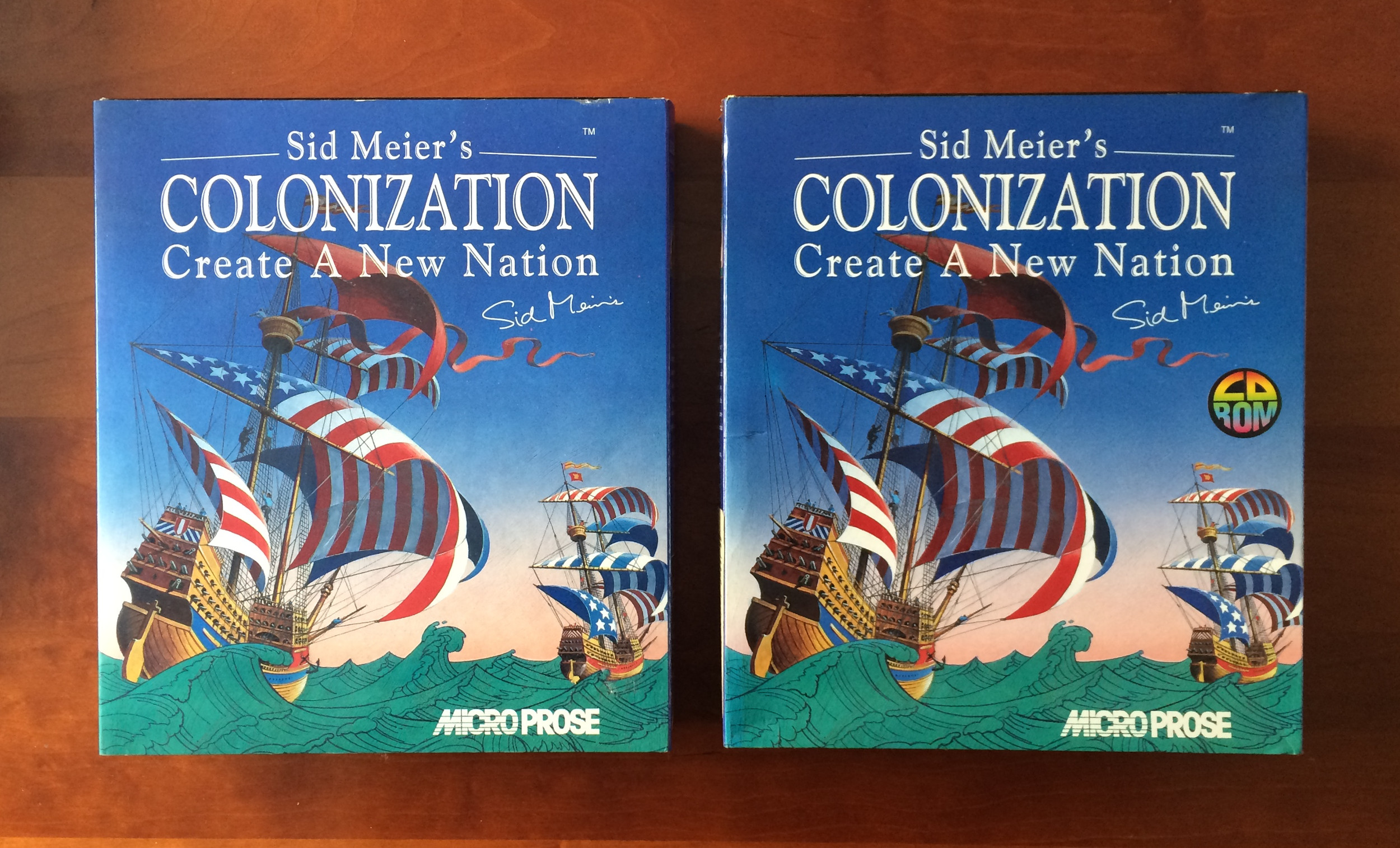 Two boxes of Colonization