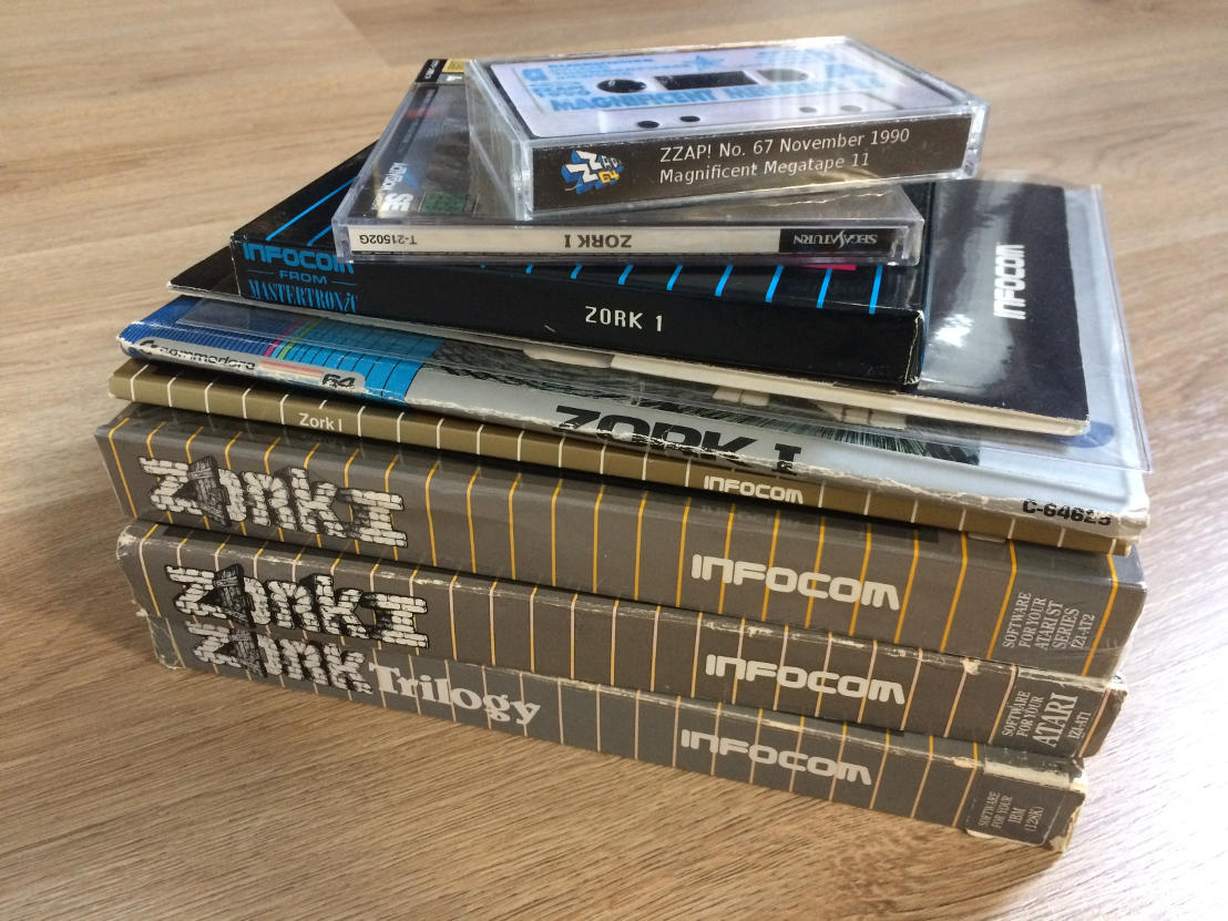 Various Zork boxes