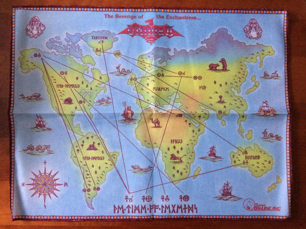 Ultima II cloth map