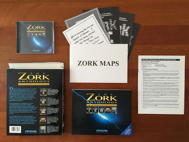 Zork Anthology box contents